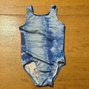 GK blue tie dye leotard child
XS